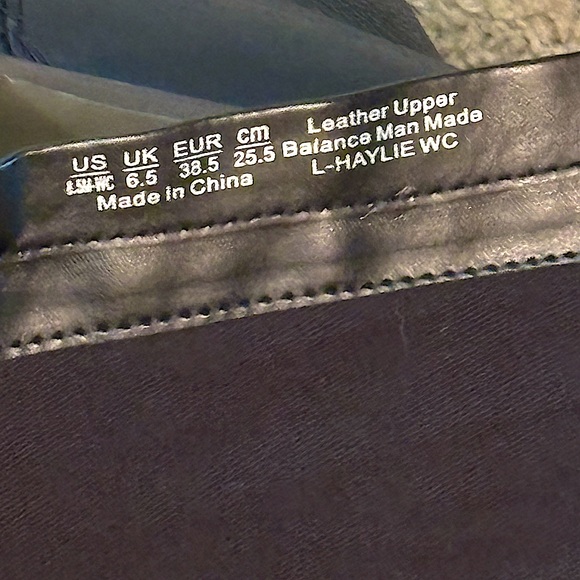 Franco Sarto Leather Wide Calf Boots. Black Knee High Woman’s Size 8.5 - Picture 4 of 14